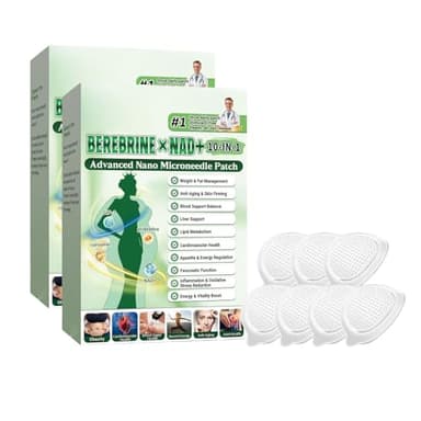 Patchs 10-en-1 Ingrédients Naturels Patchs pour Hommes et Femmes (2boîtes)