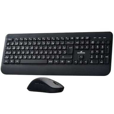 Bluestork - Pack Office R2 - Ensemble Clavier Souris Double Connexion Bluetooth / 2.4 Ghz - Clavier sans Fil AZERTY FR, Rechargeable et Souris sans Fil Légère - 120h d'Autonomie - PC/Tablette/Mobile