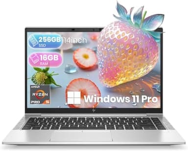 HP Ordinateur portable EliteBook 845 G8, 14" FHD (1920 x 1080), AMD Ryzen 5 Pro 5650U, 16 Go de RAM, 256 Go SSD, clavier Qwerty, HDMI, Windows 11 Pro (Reconditionné)