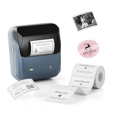 NIIMBOT B31 étiqueteuse, Imprimante d'étiquettes Autocollant Thermique sans Encre,Supporte Largeur d'étiquette de 20-75mm, pour Les Codes-Barres, Les adresses et Les Logos