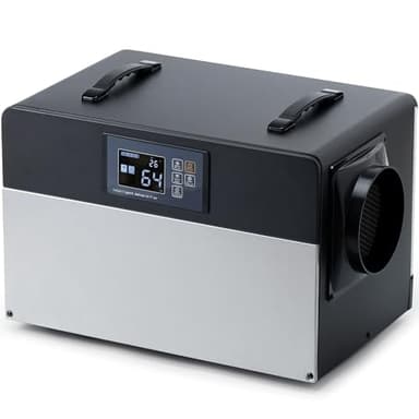 Katenpo Déshumidificateur Professionnel Commercial Puissant: 90L/Jour Anti-Moisissure Grande Surface 200M² avec Compresseur Drainage Continu et Tuyau Compact Pour Sous-Sol/Hôtel/Parking/Entrepôt