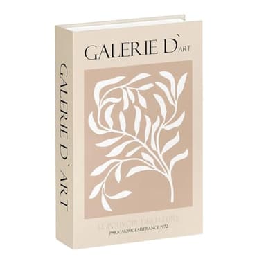 Tidevib Boîte de rangement en faux livres avec compartiment secret, décoration de livre pour la maison ou le bureau, pour étagères, bureaux et tables basses (805-2A51)