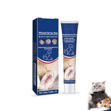Uzionoie Gel Soin des Plaies pour Animaux,Gel De Soin des Plaies pour Chiens Et Chats,Pommade Cicatrisante pour Chiens,Pansement Liquide pour Plaie Chien,Traitement Optimal des Plaie
