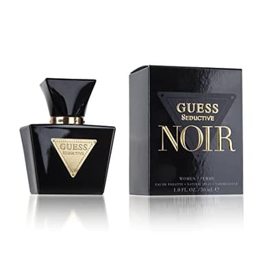 GUESS Seductive Noir, Eau de Toilette pour Femme, Parfum Floral, Parfum Sensuel Longue Durée, 30 ml