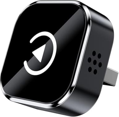 CarPlay sans Fil 2 en 1 pour Apple CarPlay/Android Auto,Mini Adaptateur sans Fil pour iPhone/Android Plus,Bluetooth 5.3 et WiFi 6,sans décalage,Plug and Play,Connexion Automatique (B)