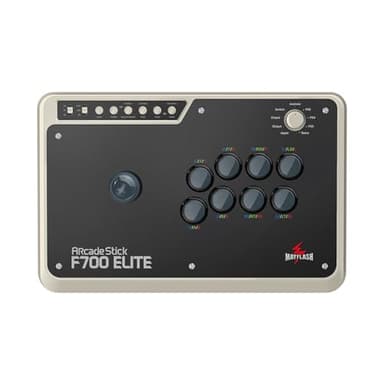 MAYFLASH Arcade Stick F700 Elite avec boutons et joystick Sanwa pour PS5, PS4, Switch, Switch 2, Windows, Apple, Android et plus. Prise en charge de la connexion sans fil Bluetooth, 2.4G et filaire
