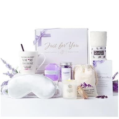 Coffret Cadeau de Luxe pour Femme, 9 Pièces, Bougie et Bijoux, Cadeau d'Anniversaire, Idéal pour Cadeaux