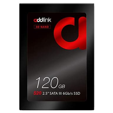 Addlink S20 AD120GBS20S3S Disque dur interne compatible avec PS4 SATA III 6,3 cm Vitesse maximale 510 Mo/s 120 Go