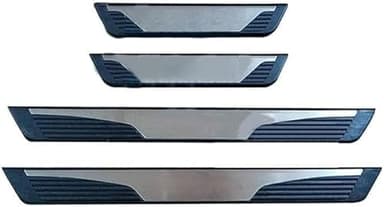 EHBXPA Bande de Protection de seuil de Porte en aciers inoxydables. pour Renault Captur 2020-2024. Imperméable et antidérapant,Résistant à l'usure, Anti-Rayures.