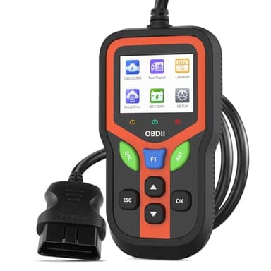 Carehabi Valise Diagnostic Auto, Obd2 Diagnostic Français, OBDII, Mémoire des Défauts, Lecture des Défauts, 10 Langues DTC