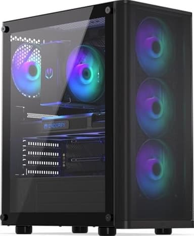 VIST PC Gaming Ryzen 7 5700X - RAM 32Go - RTX 5060 - SSD 1To M.2 - WiFi - Windows 11 Pro