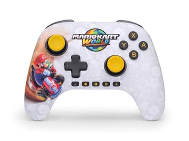PowerA Manette sans fil Advantage pour Nintendo Switch 2 - Mario Kart World Sous licence officielle, Effet Hall, Boutons programmables, Manette Pro, Bouton C, Commandes à détection de mouvement