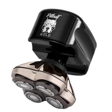 Skull Shaver Pitbull Gold Pro GX5 - Rasoir Tête et Visage - Sans Fil, Utilisation Humide et Sèche, Résistant à l’Eau, Format Voyage - Lame Forte Pro