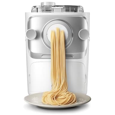 Philips Machine à Pâtes Series 7000 - Technologie ProExtrude, Pasta maker Automatique, 6 formes, Nettoyage facile, Jusqu'à 8 portions, Blanc (HR2660/00)