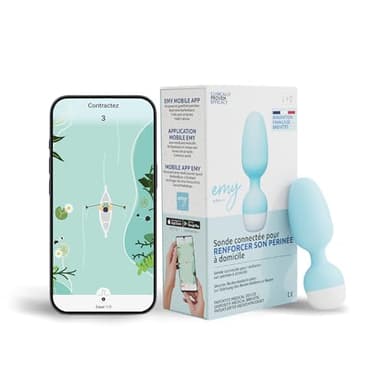 EMY Trainer | Sonde Périnéale Connectée | Dispositif Médical Français | Rééducation du Périnée Femme | Fuites Urinaires | Accompagnement avec un Kiné Inclus | Exercices Kegel Personnalisés | Fizimed