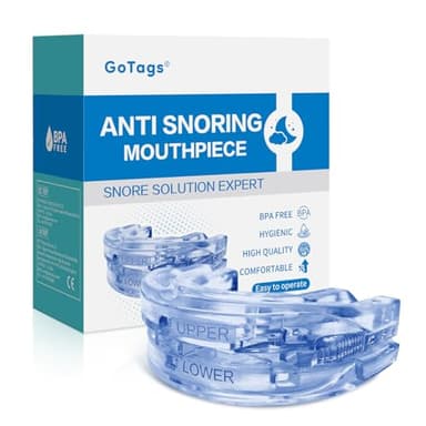 Anti Ronflement Orthese Inodore Et Doux Efficace Puissant Adapté Aux Hommes et Aux Femmes Ronflent Adapté à la plupart des bouches- Bleu