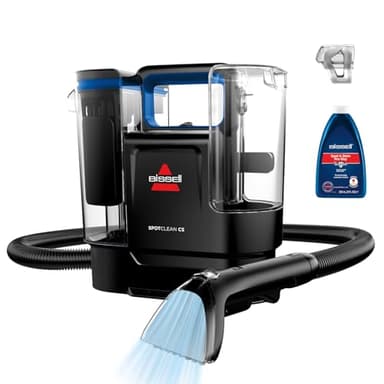BISSELL SpotClean C5, Shampouineuse Canapé, Moteur Puissant de 400W, Nettoyeur Léger avec Système Triple Action, Nettoyeur pour Tapis, Moquettes, Meubles, Tissus, Voiture & Plus, 3861N