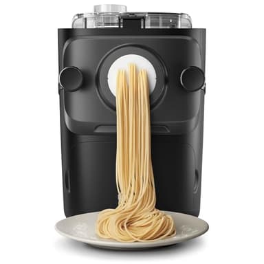 Philips Machine à Pâtes Série 7000 - Technologie ProExtrude, Pasta maker avec pesée automatique, 8 formes, Nettoyage Facile, Jusqu'à 8 Portions, 200W, Noir (HR2665/93)
