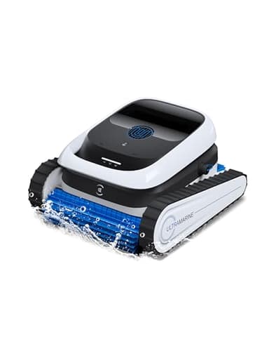 ECOVACS Ultramarine P1 Robot Piscine Nettoyage Fond et parois, Aspirateur Piscine 180 Min, 180 m², Aspiration UltraPure 300 L/Min, Application, Filtre Double Couche, Navigation SmartNavi