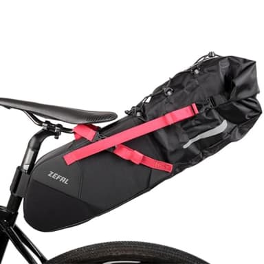 ZEFAL Z Adventure R11 - Sacoche de Selle Vélo Etanche - Sacoche Velo Arriere Universelle - Sac Bikepacking - 11 L, Noir