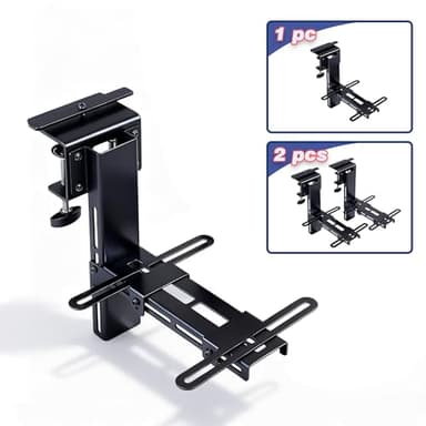 XRhinorth 2 Pièces Support de Bureau Hotas pour Simulateur de Vol Desk Mount Compatible avec Joystick, Throttle et systèmes HOTAS (2 Pièces)