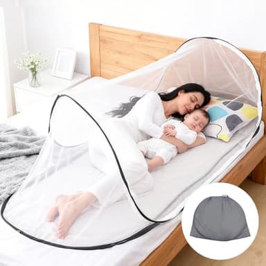 Moustiquaire portable pour voyage et camping 200 x 80 x 56 cm