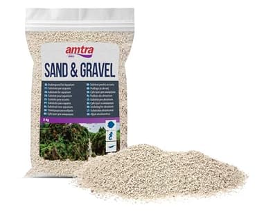Amtra Quartz pour Aquariophilie Blanc Moyen, 2 kg