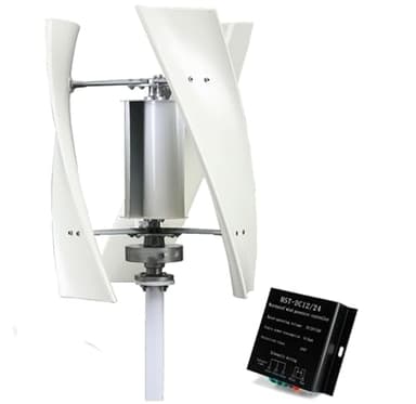 Kit d'éolienne Verticale 3 000 W/8 000 W - Système d'alimentation Domestique à énergie renouvelable, Production d'électricité Efficace, idéal pour Une Utilisation Hors réseau, Solution énerg