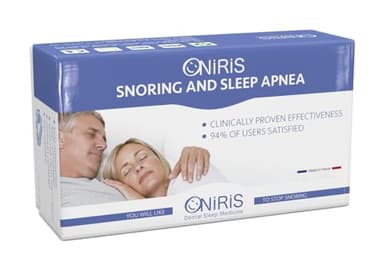 ONIRIS – Orthèse Anti Ronflement - Validé Cliniquement pour l Apnée Du Sommeil - Made in France - Gouttière dentaire - Orthèse d avancée Mandibulaire – Agit sur les causes d’un Mauvais Sommeil.