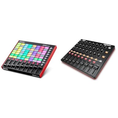 Akai APC Mini MK2 professionnel - Contrôleur MIDI USB pour lancer des clips avec Ableton Live Lite & Professional MIDImix - Mixeur et Contrôleur MIDI Portable et Ultra Performant avec 8 Faders