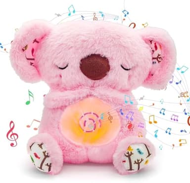Yizemay Loutre Peluche Qui Respire, Doudou Stitch Peluche Koala Nounours Qui Respire, Peluche Bruit Blanc Bebe, Peluche Veilleuse Bébé Musicale et Lumineuse (C) | Votre wishlist sur