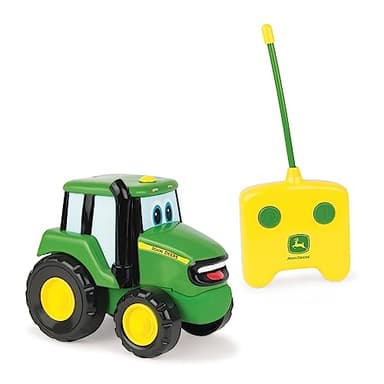 Tomy - Tracteur Jouet Enfant, Johnny Le Tracteur Radiocommandé de John Deere 42946, Jouet Éducatif, Jouet Premier Age, Voiture Télécommandée Adaptée aux Enfants de 18 Mois+