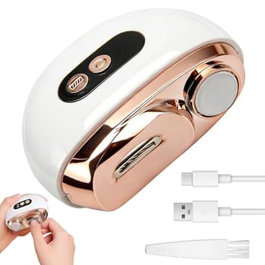 Coupe-Ongles Électrique 2-en-1 pour Pieds et Mains, Lime Ongles Électrique Automatique avec Polissage, 3 Vitesses Réglables, LED Intégrée, Recharge USB-C, pour Bébés, Seniors et Adultes