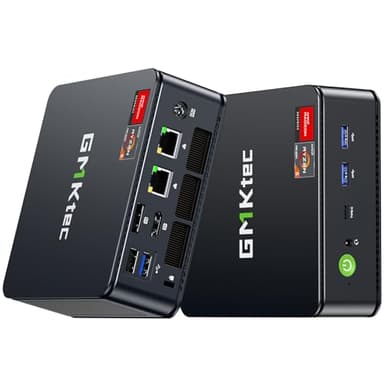 GMKtec Gaming Mini PC Ryzen 5 7640HS (supérieur au 6800H) avec Graphiques AMD Radeon 760M, 16Go DDR5, 1To SSD M.2, Mini Ordinateur avec Double LAN 2.5G/WiFi 6E/Triple Affichage 4K/USB 4.0 pour Gaming