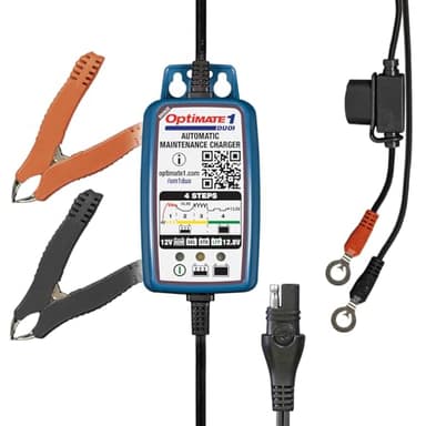 OptiMate 1-Duo-Chargeur automatique de batterie de moto au lithium et plomb-acide, 12 V