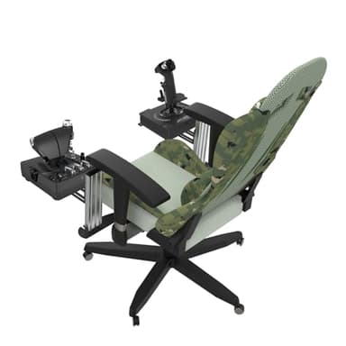 EG STARTS 2 x Joystick Mount de Chaise Flight Sim Game Joystick, Throttle & Hotas Systems pour avec Logitech G X56, X52, X52 Pro, Thrustmaster T-Flight Hotas, Thrustmaster TCA, Thrustmaster T.16000M