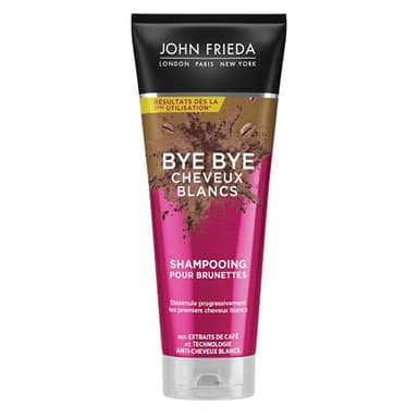JOHN FRIEDA Bye Bye Cheveux Blancs Shampooing pour Brunettes 250ml