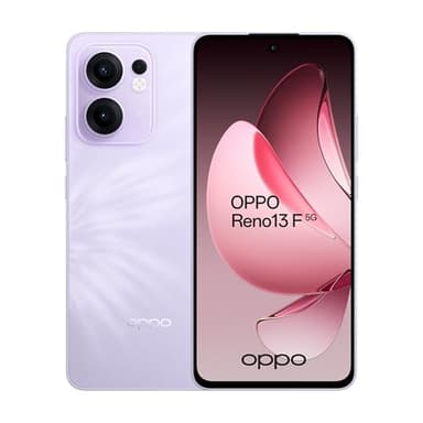 Oppo Reno 13 F 5G, Smartphone Android avec IA, 8 Go RAM + 256 Go, Déverrouillé, Plume Purple
