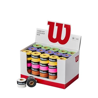 Wilson Grip de Rechange Ultra Overgrip, Souple, Fin, Absorption optimale de la transpiration et de l'humidité