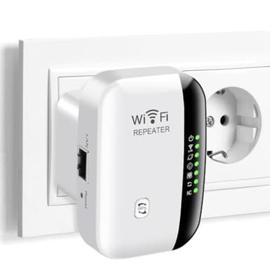 Flintronic WiFi Répéteur, 2.4 GHz WiFi Extender, Répéteur WiFi Puissant Amplificateur Couvre jusqu'à 20 appareils, sans Fil Amplificateur de Signal du Réseau, Range Booster WiFi avec Port Ethernet
