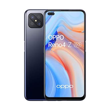 OPPO Reno 4 Z - Smartphone 5G Débloqué - Téléphone 5G 128 Go - 8 Go de RAM - Écran 120 Hz - Batterie 4000 mAh - Quadruple Capteur Photo 48 MP - USB-C - Android 10 - Noir Encre (Reconditionné)