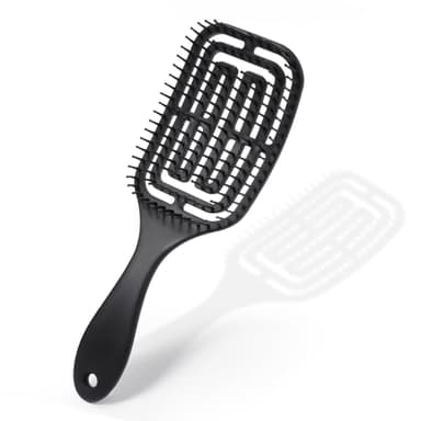 Oderra Brosse à cheveux, Brosse Demelante Cheveux pour Cheveux Secs ou Mouillés, Ergonomique, Brosse Cheveux Demelante Convient à tous les types de cheveux, Convient aux hommes et aux femmes