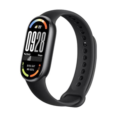 Xiaomi Smart Band 10, Montre Connectée, Boîtier alu, Suivi d'Activité, Écran AMOLED 44mm, Autonomie 21 Jours, Charge Rapide, Suivi santé & Sommeil,150+ Sports, iOS & Android, 5 ATM, Boussole, Noir