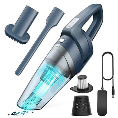 Aspirateur à Main sans Fil - Aspirateur à Main 2200mAh, Puissant Aspirateur de Table 120W avec Sèche Filtre HEPA, Portable Aspirateur Voiture pour Maison Voiture Table Canapé