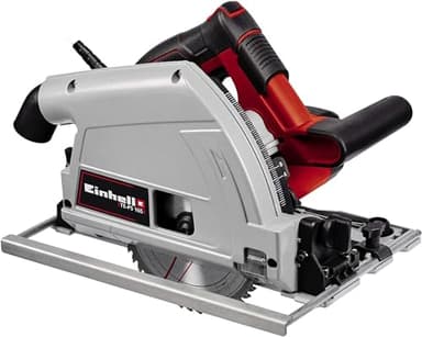 Einhell Scie plongeante TE-PS 165 (1200 W, Diamètre de lame : 165mm, 48 dents, lame HW/TCT, profondeur de coupe : 56 mm, réglage sans outil, Livré avec accessoires)