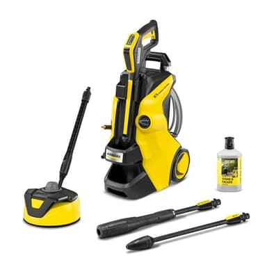 Kärcher Nettoyeur Haute Pression K 5 Power Control Flex Home, Pression : Max. 145 Bar, Débit : 500 l/h, Surface : 40 m²/h, Poids : 13 kg, Pistolet Haute Pression, Rotabuse, Lance, Kit Home