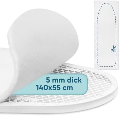 Villkin Planche à Repasser Extra Large et Épaisse – Ajustable Universelle – Haute Résistance Chaleur – Parfaite pour Repassage Vapeur