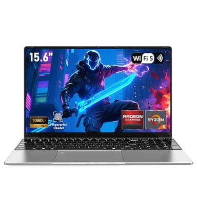 FUNYET 15.6 inch Laptop Gaming,Win11pro Ordinateurs Portables, R5-7430U Processor,32 RAM 1TB SSD Netbook, FHD 1920 * 1080 Portable, Fingerprint Unlock, Backlit Keyboard, 180° Closure, BT5.0