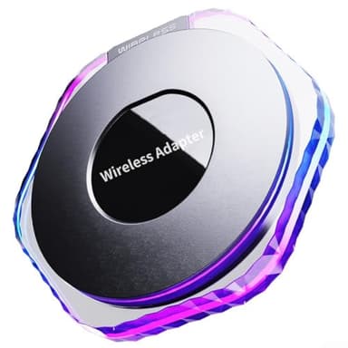 Adaptateur sans fil Bluetooth/WiFi pour une meilleure connectivité du véhicule avec pour CarPlay et pour Android Auto