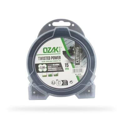 OZAKI Bobine de fil nylon hélicoïdal OZAKI 507508, Ø2 mm, Longueur 15 m, Twisted Power Silent Line